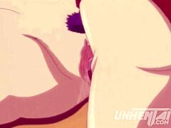 Japonaise hentai non censuré avec des seins matures et du sexe en dessin animé