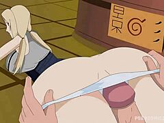 ナルトス・ツナデがフルレングスのアニメポルノビデオでハードコックを受ける