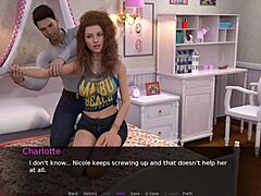Interactive 3D game brings busty redhead mom to life