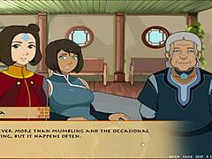 Avatar Korra ja Äiti Katara kuumassa sarjakuvatoiminnassa