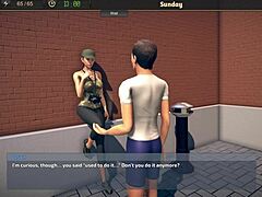 Modne MILF'er engagerer sig i erotisk 3D-spil
