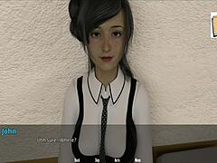 Зряла милф аниме герои в сексуално заредена 3D игра