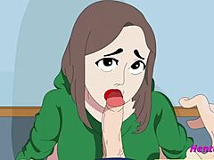 Milf tetona ofrece una actuación oral excepcional en animación hentai sin censura