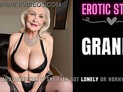 Elderly woman's erotic tale: mature woman and neighbor's son