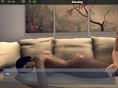 La aventura 3D de las sexys madres en el juego de Twist