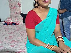 Индийская невеста получает грубый секс от своего друга у меня дома с откровенным звуком