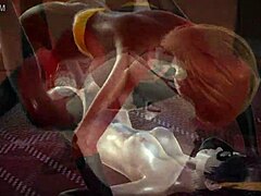 Виолет Парр ужива у врућем тројку са две згодне Фута бебе