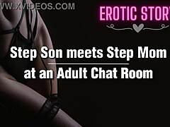Step-son and step-mom engage in erotic audio chat