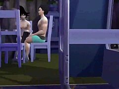 Episodul 45 porno Dragon Ball: MILF și mama vitregă într-un trio cu soții și soțiile perverse într-o orgie la piscină