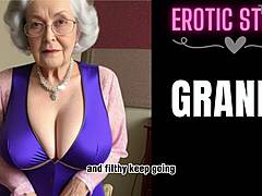 Vecchia e giovane: la timida nonna si trasforma in una matura seducente