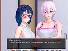 3D animiertes japanisches Spiel mit Deepthroat und Schwanzspielen