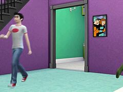 Danny Phantoms wilde ontmoeting met zijn geanimeerde moeder in Sims 4