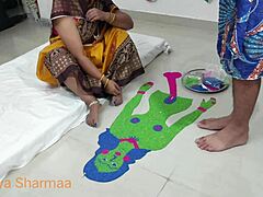 У овом домаћем порно видеу, маћеха из Индије је луда са својим маћехом