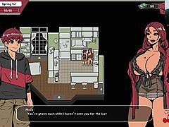 Le dessin animé rencontre le jeu porno dans Spooky Milk Life