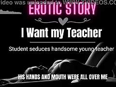 Insegnante e studente esplorano i loro desideri erotici in audio