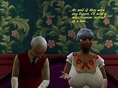 Διαφυλετικό όργιο με μεγάλο κώλο και μεγάλα βυζιά σε παρωδία του Sims 4