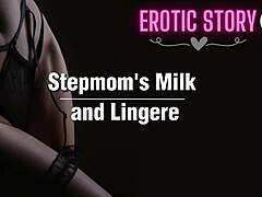 Erotische audio van stiefmoeder die melkt en blijft hangen