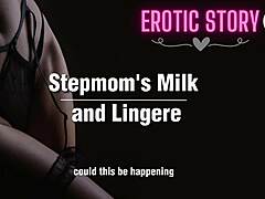 Stepmom's milk and lingere moms xxx