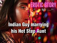 Erotický zvuk indického nevlastního synovce a jeho nevlastní tety
