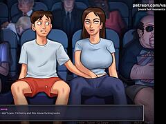 Cumming dentro de una chica adolescente caliente en mi juego porno de dibujos animados favorito