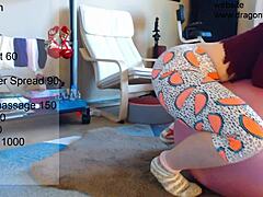 HD wideo seksownych asan matek ćwiczących jogę