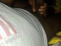 Black MILF gets an amazing cock blowjob